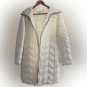 Kenneth Cole Quilted Puffer Hooded Coat Size XS